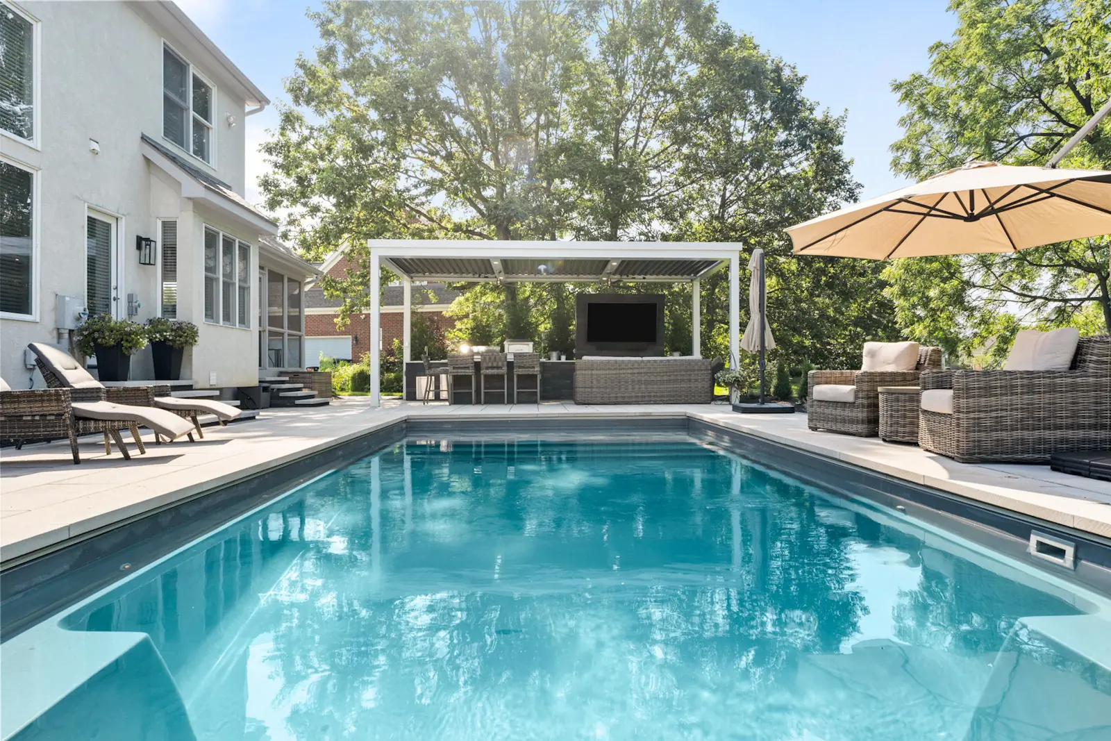 pool gallery The Leisure Pools fiberglass pool gallery