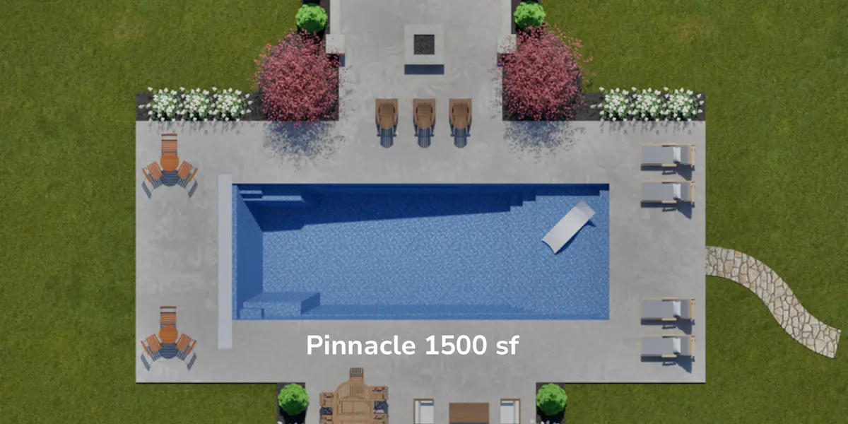 pinnacle-1500 Pinnacle pool with 600 ft patio
