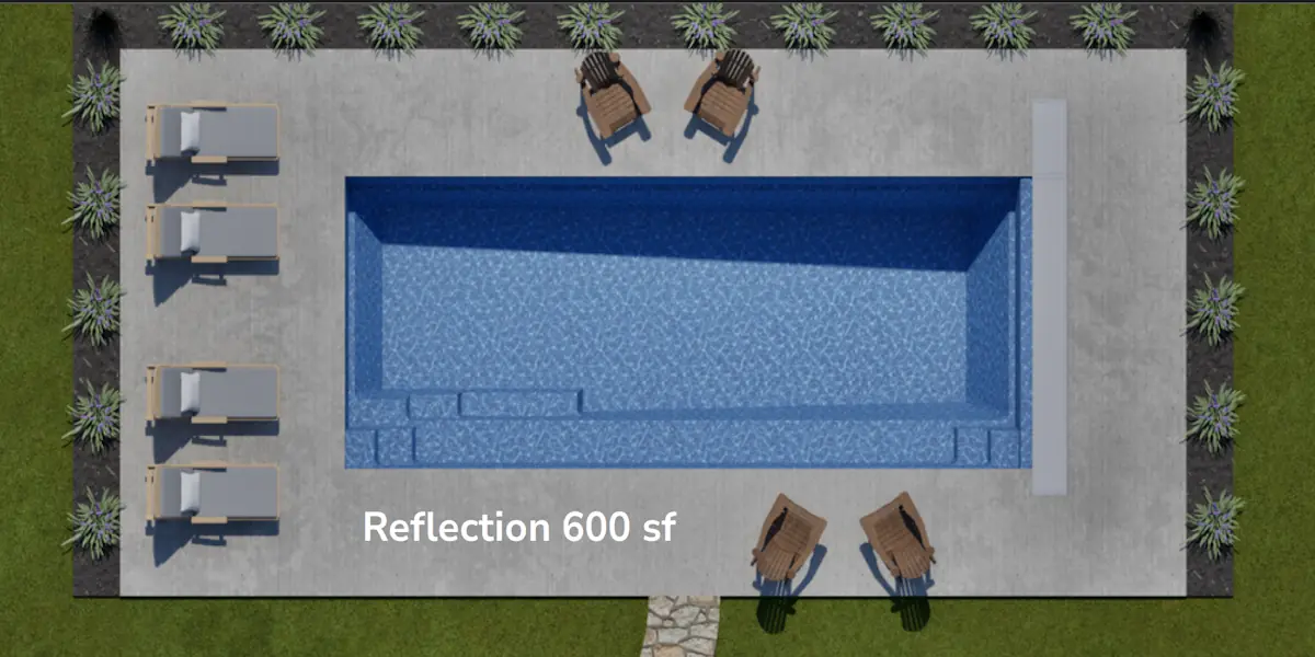 reflection-600 The Reflection pool with 600 ft patio